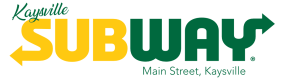 Kaysville Subway restaurant logo – fresh sandwiches, catering, and delivery in Kaysville, Utah